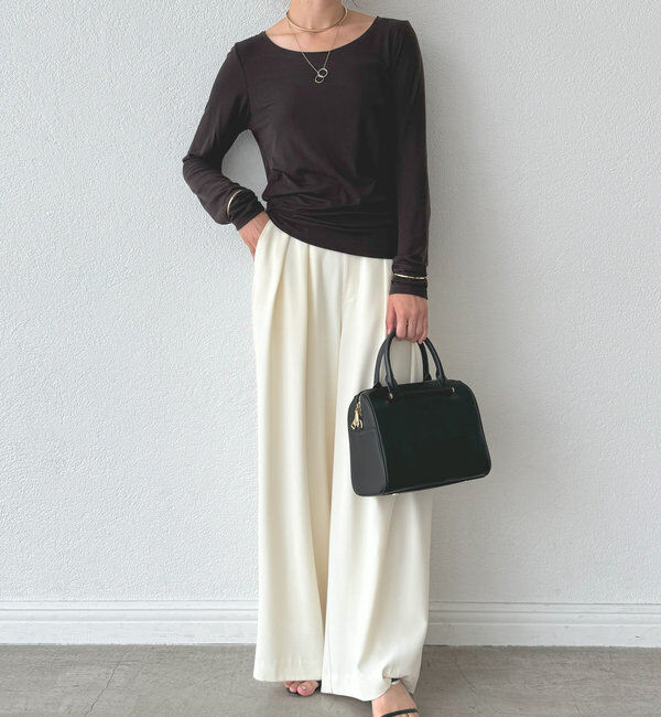  「【MYSELFbyRD（マイセルフバイリヴドロワ）】baseLongTee」|Tシャツ・カットソー|