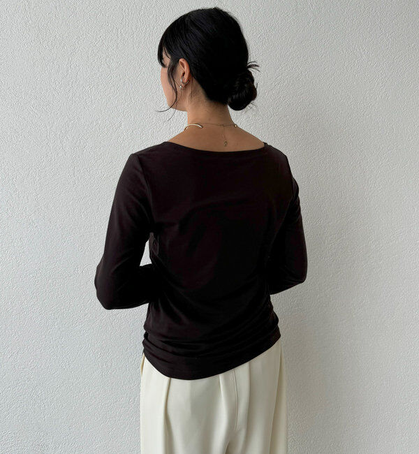  「【MYSELFbyRD（マイセルフバイリヴドロワ）】baseLongTee」|Tシャツ・カットソー|