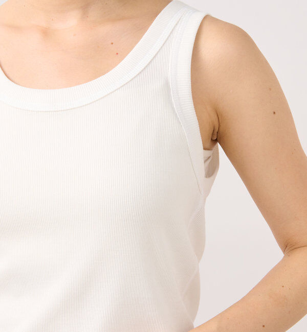  「【2way仕様】テレコ2WAYタンク」|キャミソール|