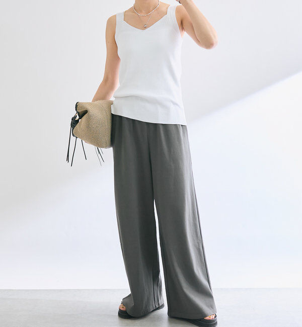  「【アンサンブル対応可】シルク混2wayニットキャミ」|ニット・セーター|