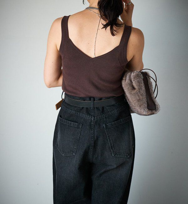  「【アンサンブル対応可】シルク混2wayニットキャミ」|ニット・セーター|