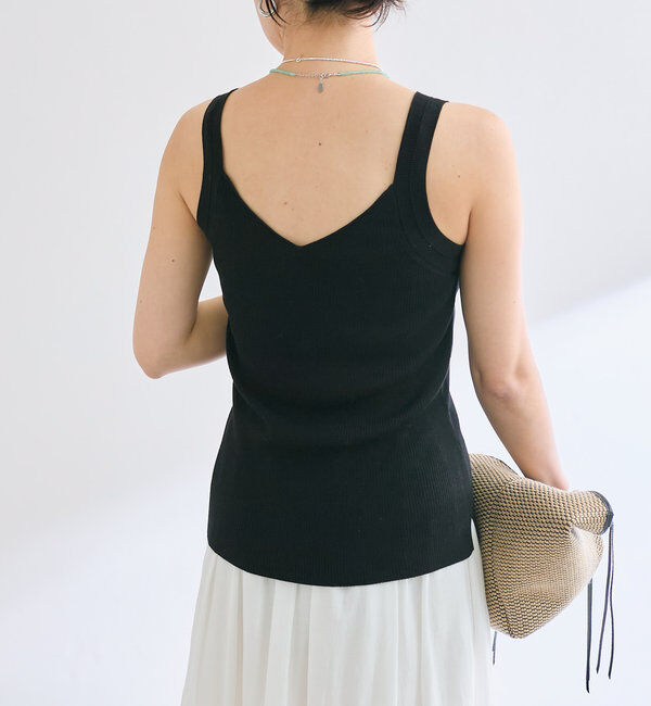  「【アンサンブル対応可】シルク混2wayニットキャミ」|ニット・セーター|