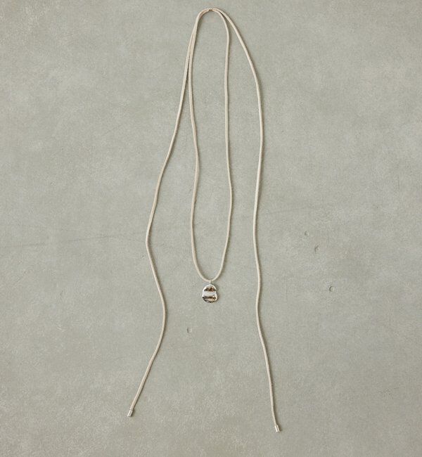  「メタルトップコードネックレス」|リング|