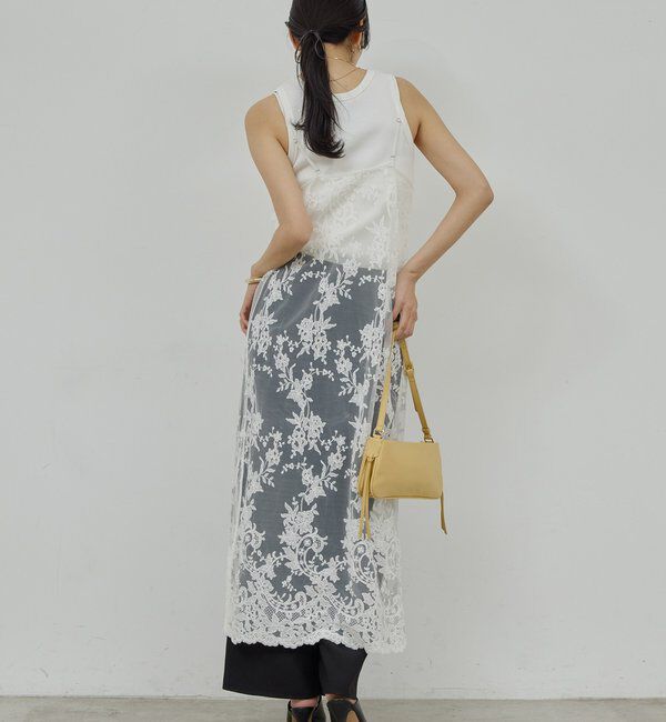  「シアーレースキャミワンピース」|ワンピース|