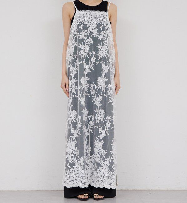  「シアーレースキャミワンピース」|ワンピース|