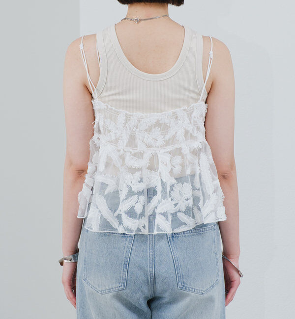  「シアーリーフビスチェ」|シャツ・ブラウス|