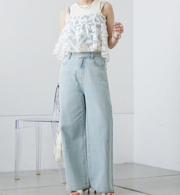  「シアーリーフビスチェ」|シャツ・ブラウス|