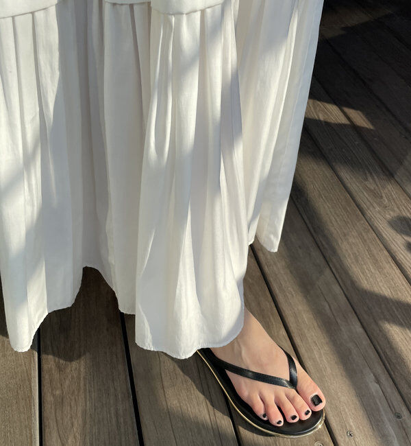  「【3サイズ展開】サテンティアードキャミワンピース」|ワンピース|