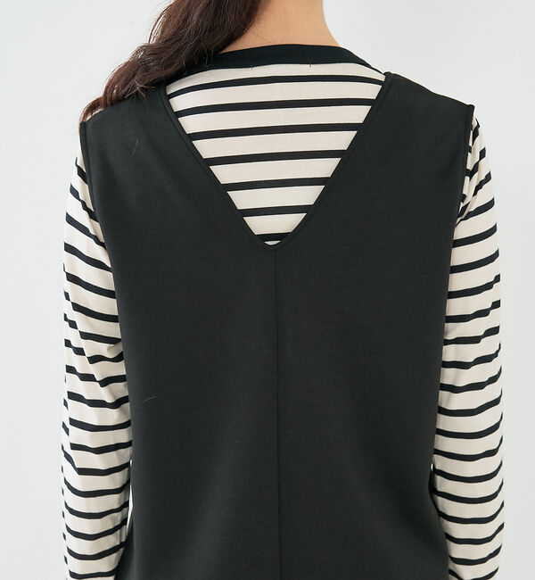 collex「ダンボールニットサロペット」|オールインワン|