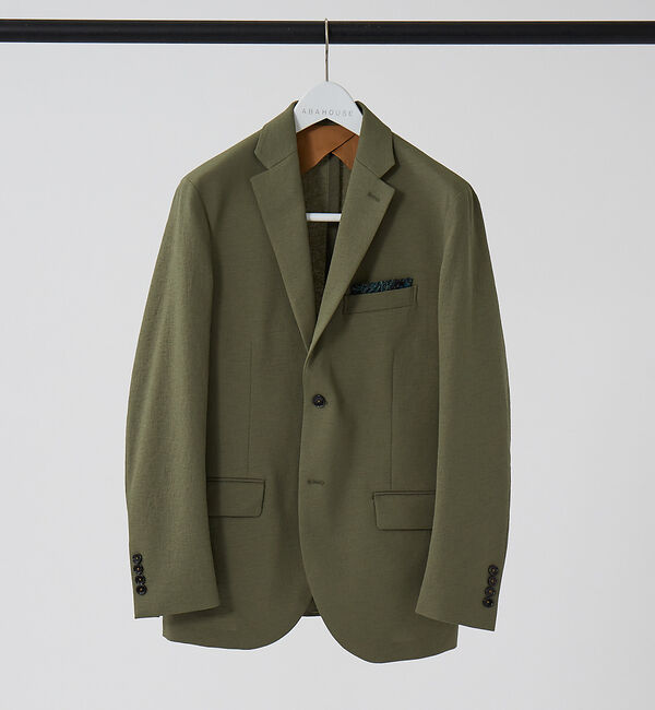ABAHOUSE「【セットアップ対応】RIRANCHA ランダムマットストレッチ ジャケット」|テーラードジャケット|