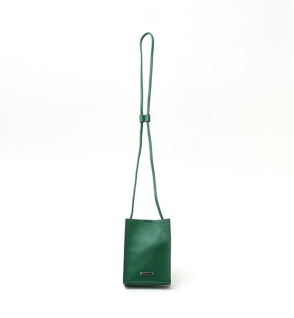 ABAHOUSE「【AH ABAHOUSE】エコレザー スクエア ミニショルダー バッグ / ポシ」|ショルダー・メッセンジャー|