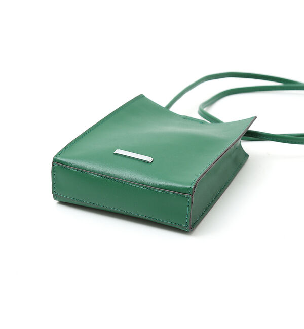 ABAHOUSE「【AH ABAHOUSE】エコレザー スクエア ミニショルダー バッグ / ポシ」|ショルダー・メッセンジャー|