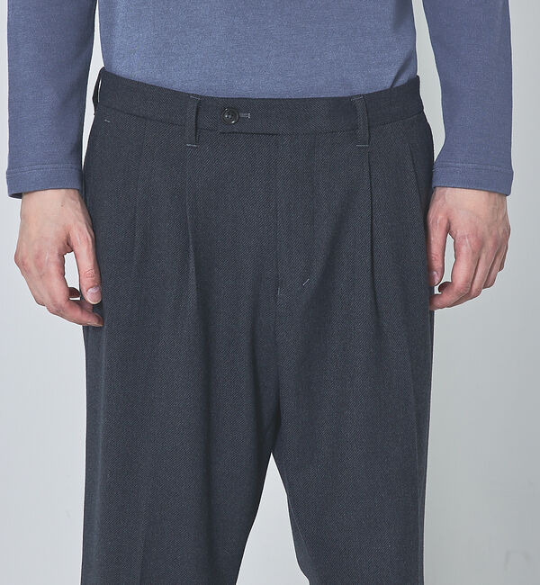 ABAHOUSE「【セットアップ対応】T/R フランス綾 2タック ワイドパンツ」|その他|