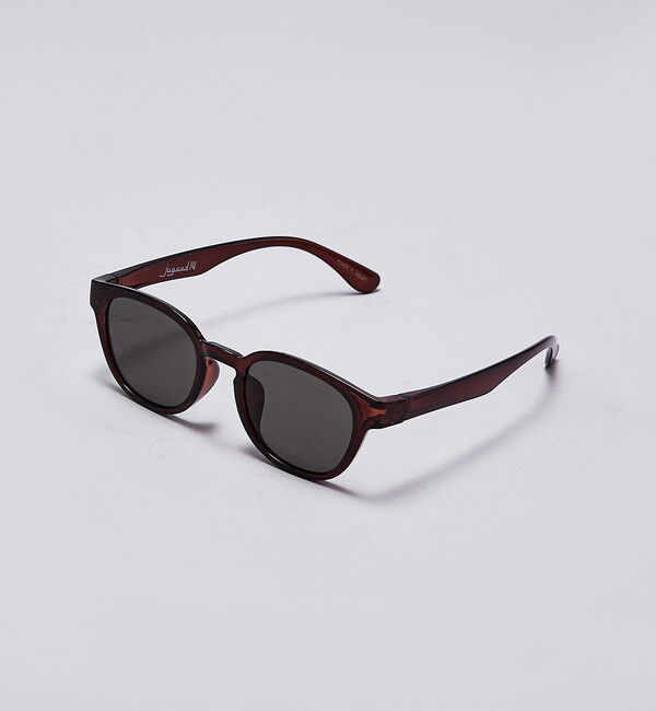 ABAHOUSE「【jugaad14】COVE CLEAR＆MATTE / 環境に優しいサングラス」|メガネ|ダークブラウン