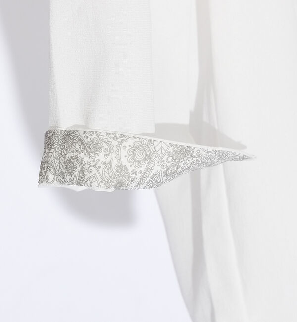 ABAHOUSE「【リネンタッチ】7分袖 カプリシャツ / スキッパーシャツ」|シャツ・ブラウス|