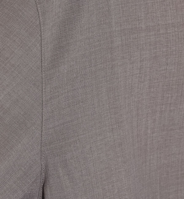 ABAHOUSE「【リネンタッチ】7分袖 カプリシャツ / スキッパーシャツ」|シャツ・ブラウス|