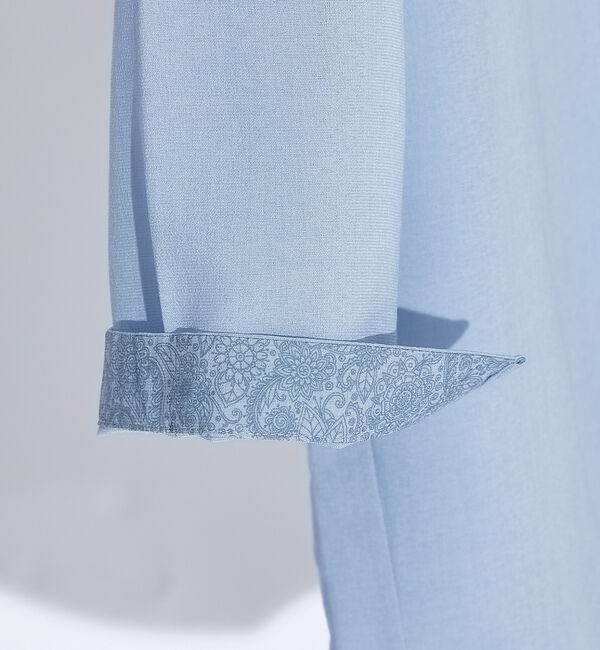 ABAHOUSE「【リネンタッチ】7分袖 カプリシャツ / スキッパーシャツ」|シャツ・ブラウス|