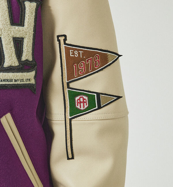 ABAHOUSE「【40周年】スタジアムジャンパー」|ブルゾン・スタジャン|