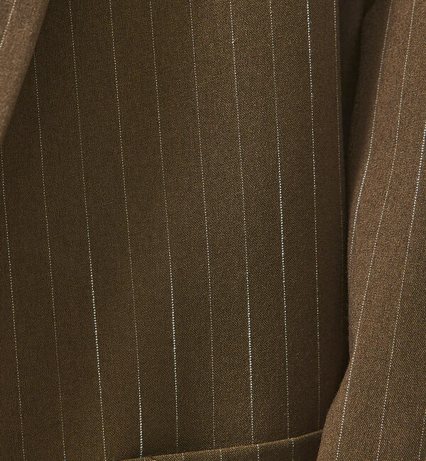 ABAHOUSE「【セットアップ対応】ストライプ ジャケット / セミオーバーサイズ」|テーラードジャケット|