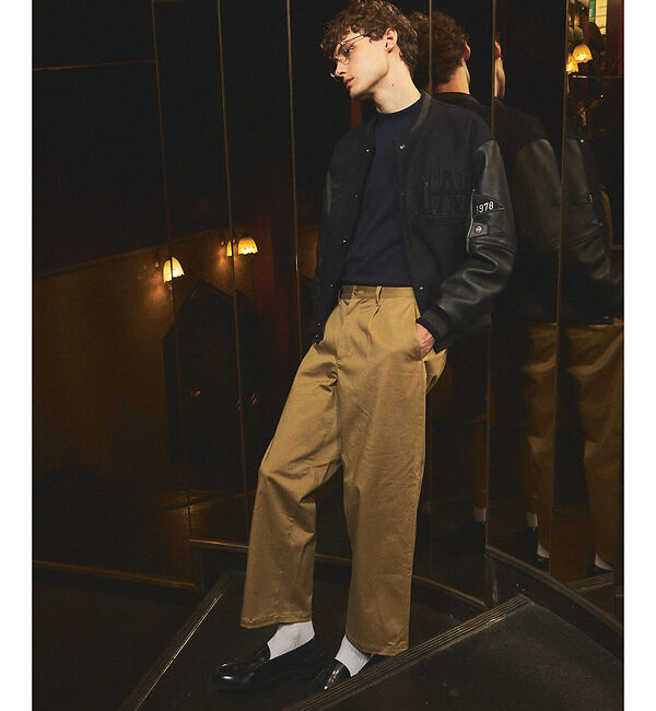 ABAHOUSE「ハイツイストコットン ワイドトラウザーズ」|その他|