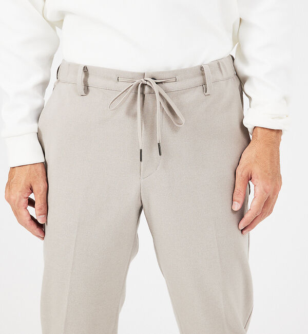 ABAHOUSE「【セットアップ対応】カシミヤタッチ ピーチ起毛 ストレッチ スラックスパンツ」|スラックス|