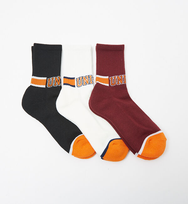 ABAHOUSE「【UNIVERSALOVERALL / ユニバーサルオーバーオール】3P カレッ」|ソックス|その他4