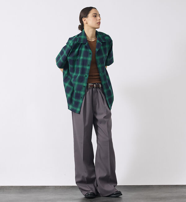 ABAHOUSE「【UNIVERSALOVERALL / ユニバーサルオーバーオール】OPEN C」|シャツ・ブラウス|