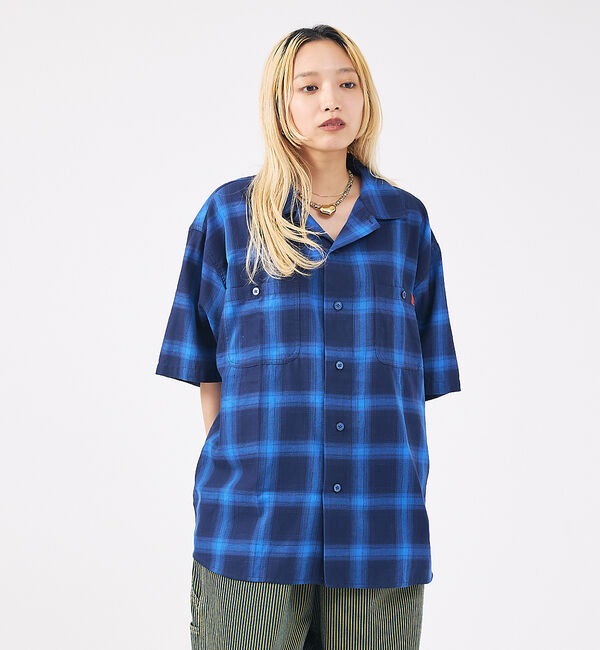 ABAHOUSE「【UNIVERSALOVERALL / ユニバーサルオーバーオール】OPEN C」|シャツ・ブラウス|