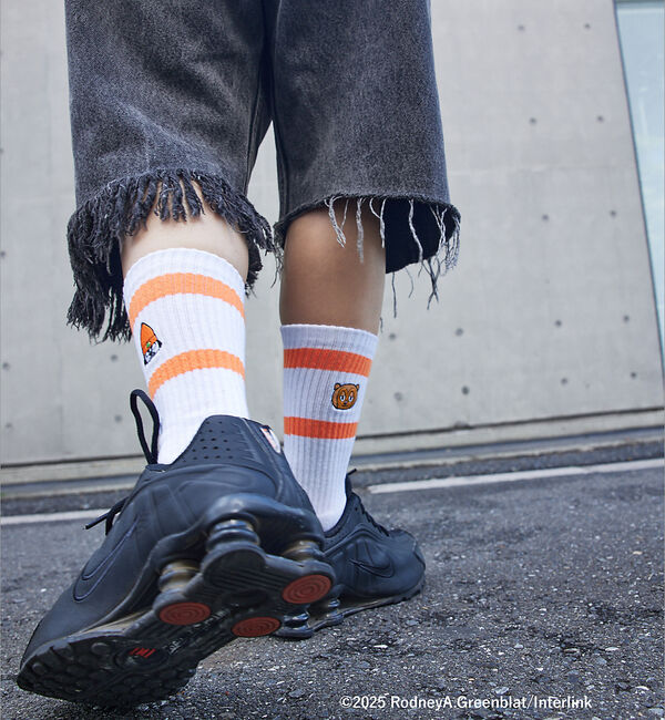 ABAHOUSE「【Parappa The Rapper&times;LAROUTE】パラッパ ラッパー /」|ソックス|その他