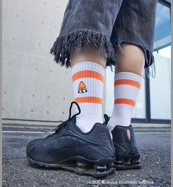 ABAHOUSE「【Parappa The Rapper&times;LAROUTE】パラッパ ラッパー /」|ソックス|