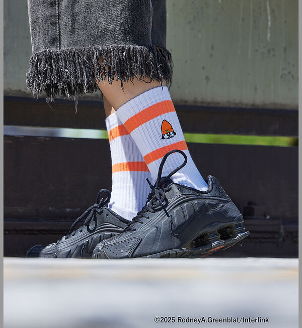 ABAHOUSE「【Parappa The Rapper&times;LAROUTE】パラッパ ラッパー /」|ソックス|