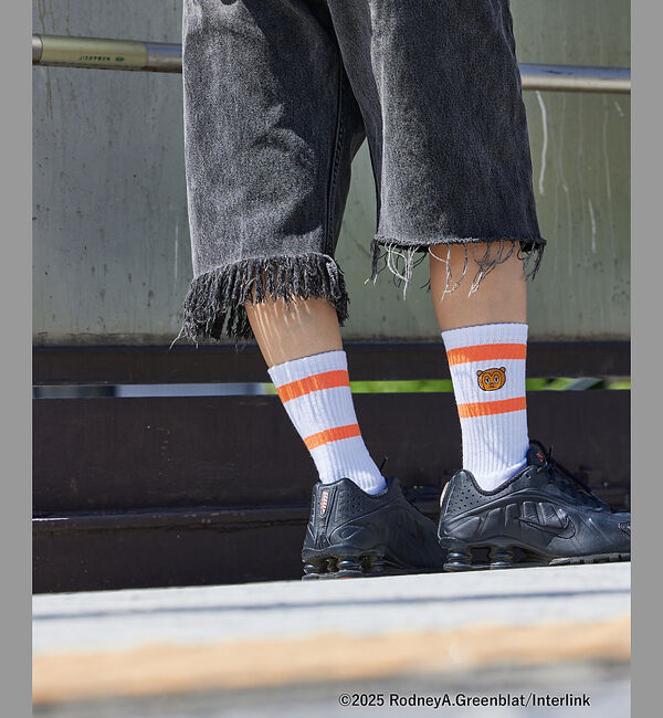 ABAHOUSE「【Parappa The Rapper&times;LAROUTE】パラッパ ラッパー /」|ソックス|