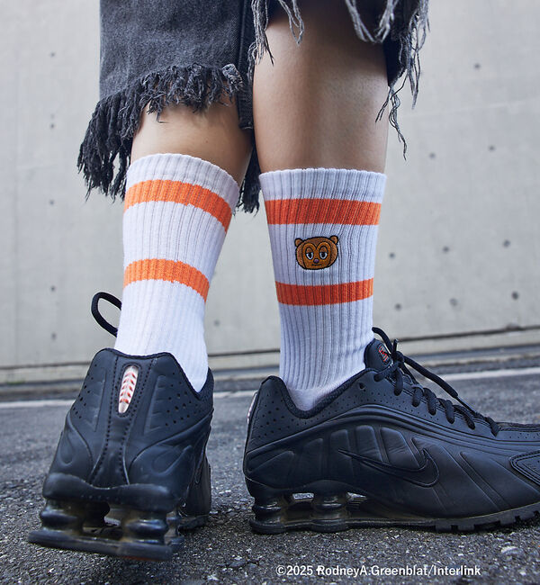 ABAHOUSE「【Parappa The Rapper&times;LAROUTE】パラッパ ラッパー /」|ソックス|