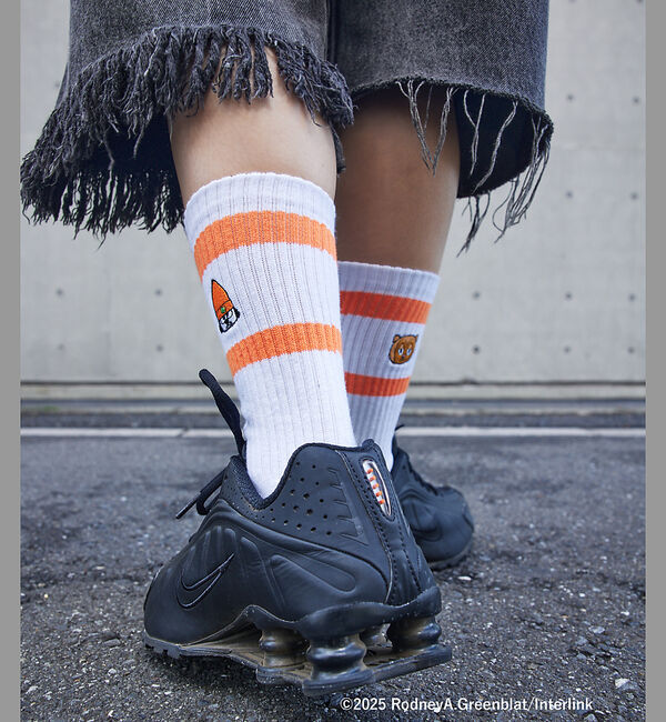 ABAHOUSE「【Parappa The Rapper&times;LAROUTE】パラッパ ラッパー /」|ソックス|