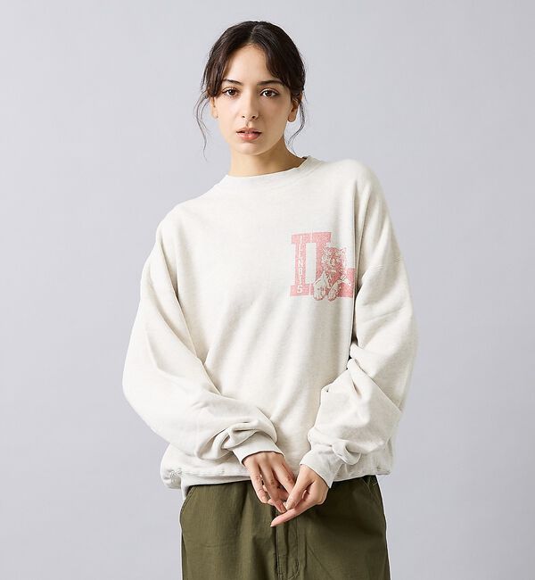 ABAHOUSE「【REMI RELIEF / レミ レリーフ】  SP加工 3飛び裏毛 クルース」|スウェット・ジャージ|