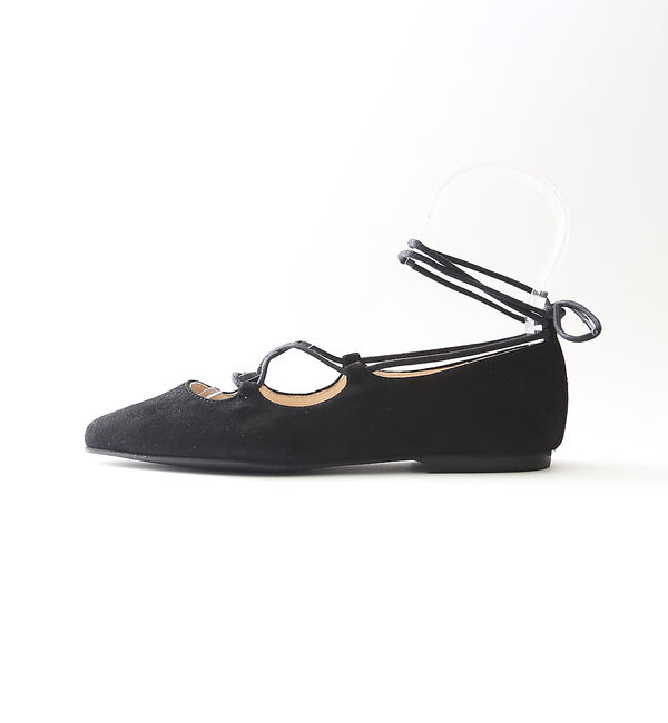 Rouge vif「HERMONTスエードレースUPシューズ」|パンプス|