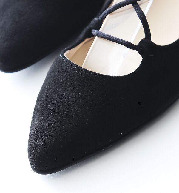 Rouge vif「HERMONTスエードレースUPシューズ」|パンプス|