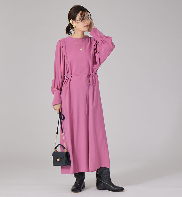 Rouge vif「パフスリーブワンピース」|ワンピース|