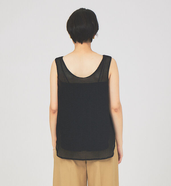 Rouge vif「メッシュノースリーブ(キャミ付き)」|キャミソール|