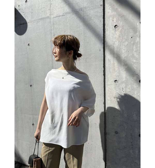 Rouge vif「アシンメトリーデザインブラウス」|シャツ・ブラウス|