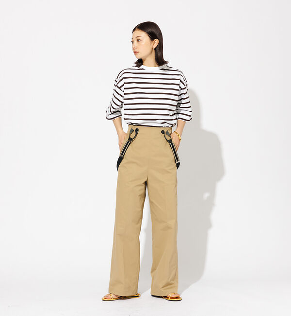 Rouge vif「【BARBARIAN/バーバリアン】ボーダーTシャツ / ビッグシルエット /」|Tシャツ・カットソー|