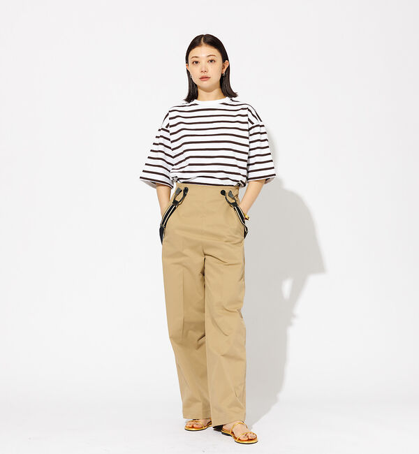 Rouge vif「【BARBARIAN/バーバリアン】ボーダーTシャツ / ビッグシルエット /」|Tシャツ・カットソー|