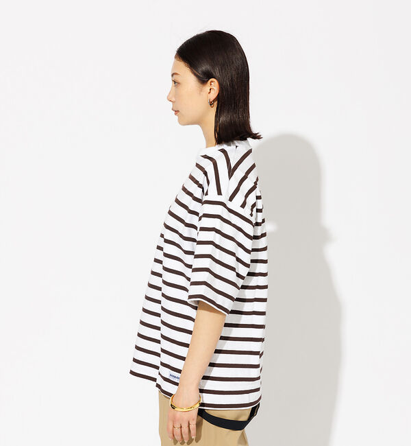 Rouge vif「【BARBARIAN/バーバリアン】ボーダーTシャツ / ビッグシルエット /」|Tシャツ・カットソー|