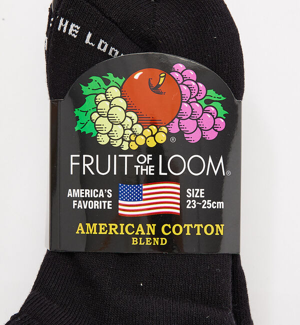 Rouge vif「【FRUIT OF THE LOOM】ソックス/靴下 3Pセット / 無地 /」|ソックス|