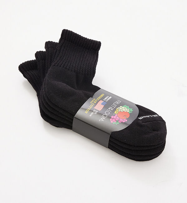 Rouge vif「【FRUIT OF THE LOOM】ソックス/靴下 3Pセット / 無地 /」|ソックス|