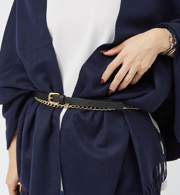 Rouge vif「カシミヤ大判無地ストール」|マフラー|