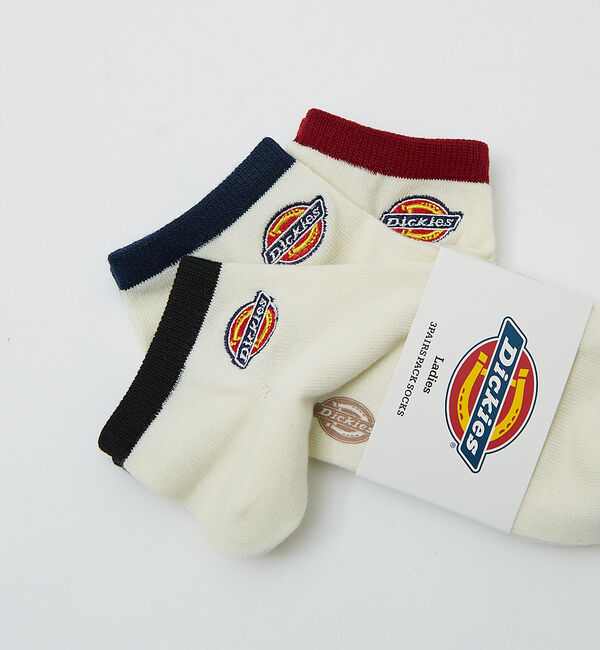 Rouge vif「【DICKIES/ディッキーズ】ソックス 3足セット / レディース / ワンポ」|ソックス|