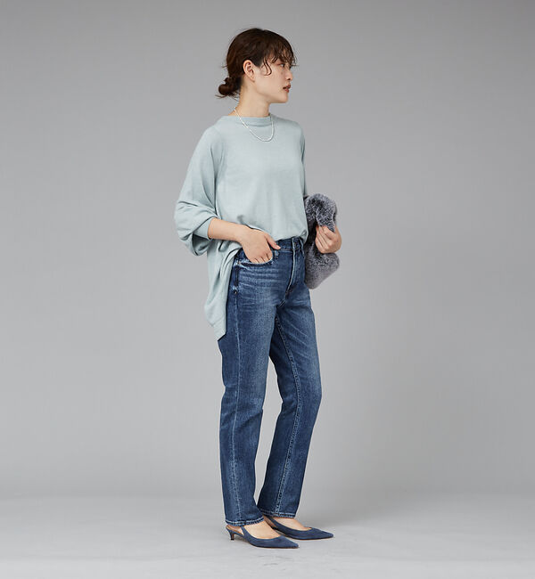 qualite「ヘムラインドレープニット」|ニット・セーター|