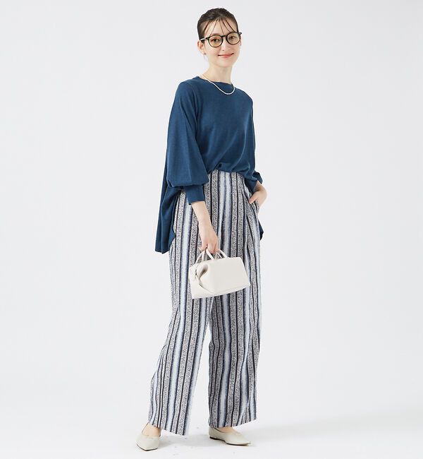 qualite「ヘムラインドレープニット」|ニット・セーター|