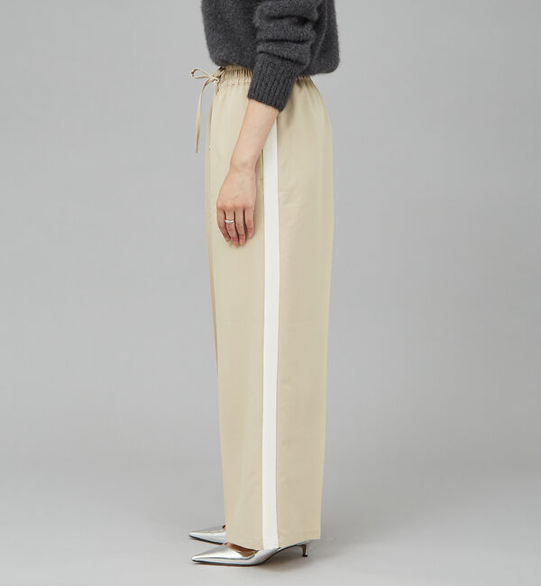 qualite「サイドラインストレートパンツ」|その他|